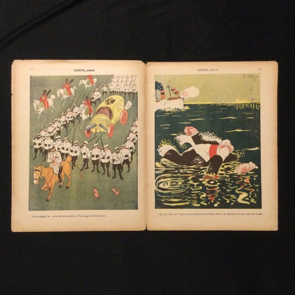 1909 Satirical French Weekly L'Assiette au Beurre - Le Standart Vaisseau Fantôme - Picture 6 of 12